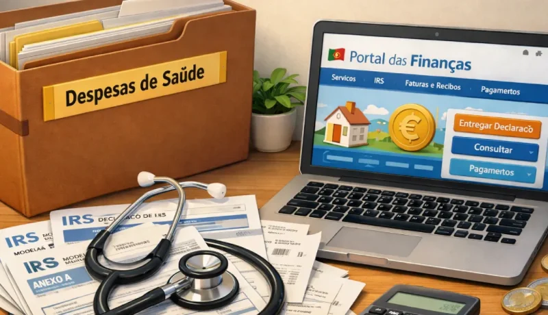Onde se coloca o seguro de saúde no IRS
